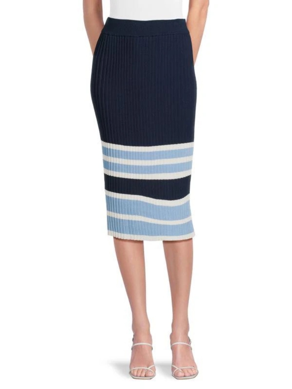 T Tahari Women’s Ribbed-Knit Pencil Skirt Size Medium BNWT